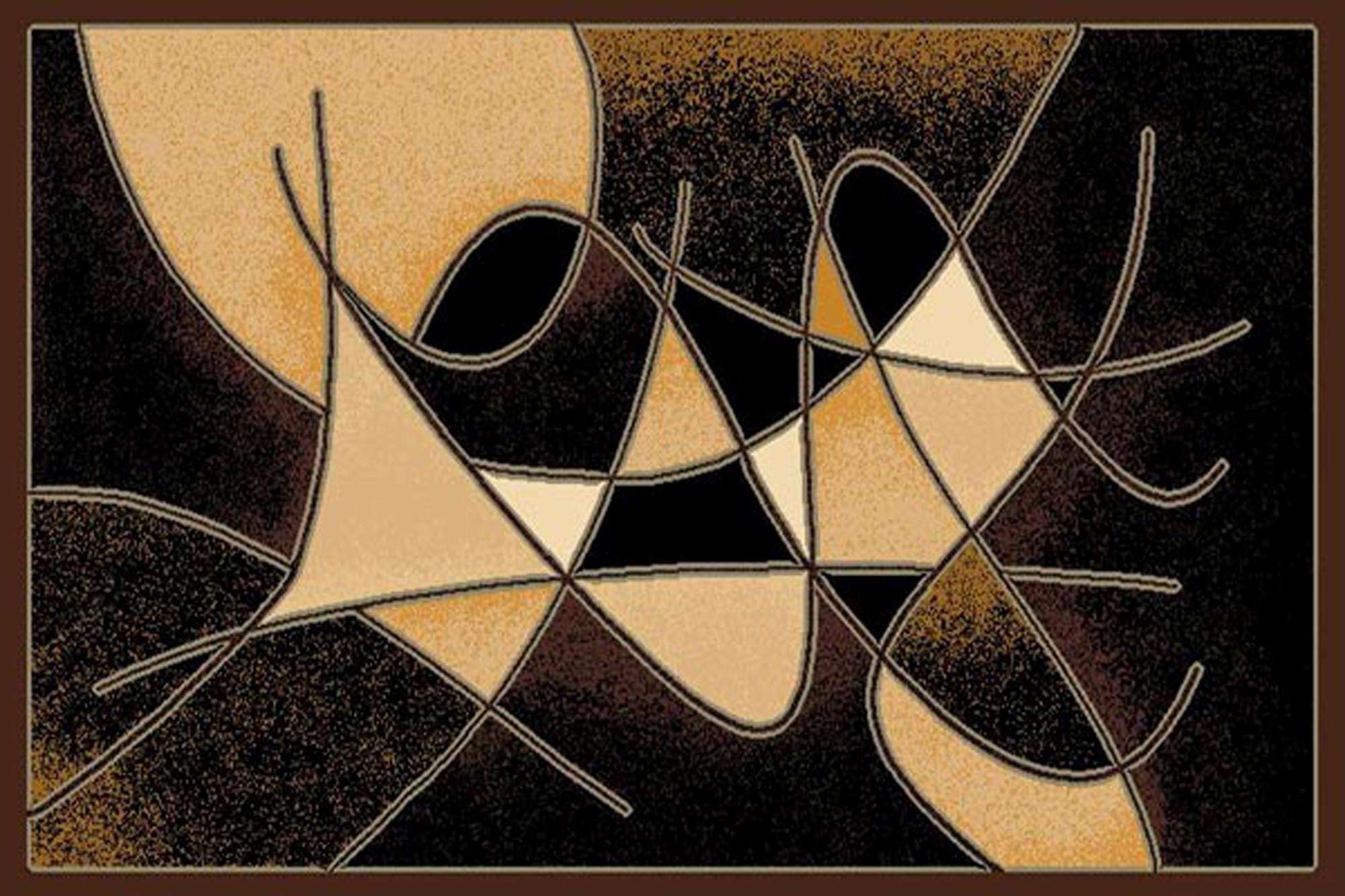 Gallery Black Geometric Area Rug<br>8' x 10'  $159