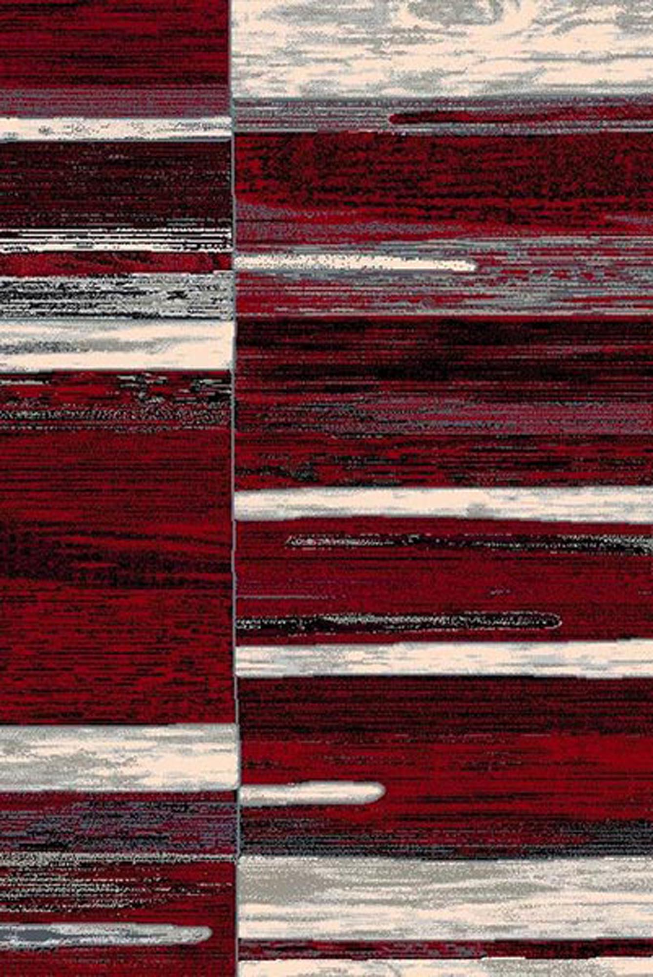 Trendz Red Area Rug - 5’ x 7’ $89